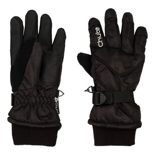 37 Degrees South Kids Blizzard Snow Gloves Black