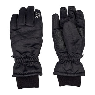 37 Degrees South Kids Blizzard Snow Gloves Black