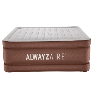 Bestway Alwayzair Fortech Double High Air Mattress with Built in Pump Queen