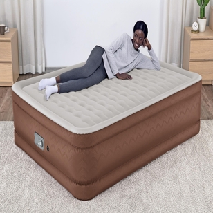 Bestway Alwayzair Fortech Double High Air Mattress with Built in Pump Queen