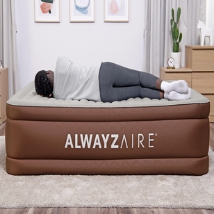 Bestway Alwayzair Fortech Double High Air Mattress with Built in Pump Queen