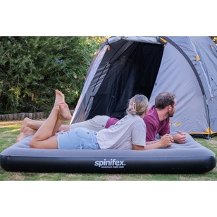 Spinifex Dreamline II Air Mattress Double Grey & Black