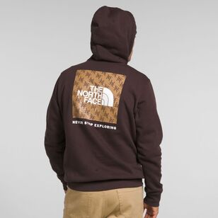 The North Face Men's Box NSE Pullover Hoodie Coal Brown / Monogram