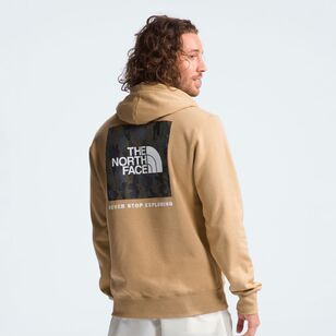 The North Face Men's Box NSE Pullover Hoodie Khaki Stone / Camo Print