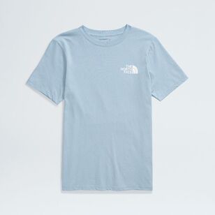 The North Face Women's Box NSE Short Sleeve Tee Steel Blue