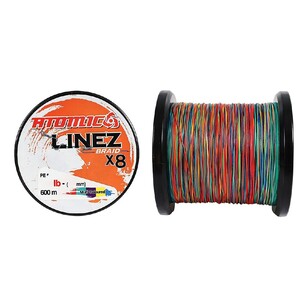 Atomic Linez 8X Braid Line 600m Multicoloured