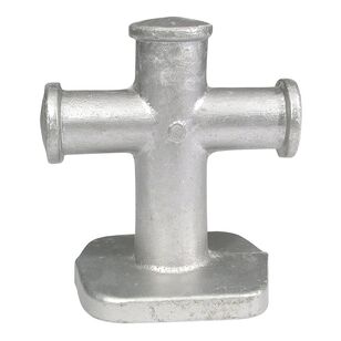 Cross Bollards - Cast Alloy Multicoloured 55X58X83Mm