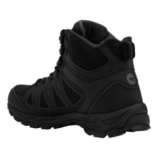 Hi Tec Men's Fast Hike Mid Waterproof Hiking Boots Triple Black