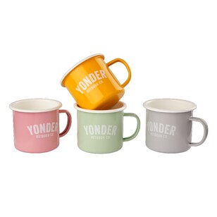 Yonder Enamel Mug Orange 500 mL