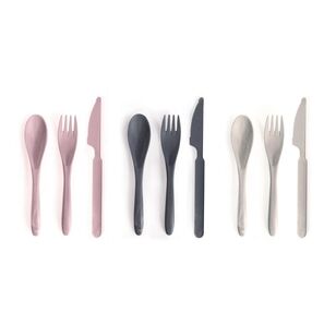 Is Gift Wheat Straw Travel Cutlery Set Assorted