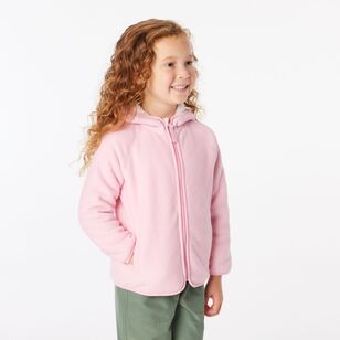 Cape Kids Bonded Full Zip Fleece Pink Marle