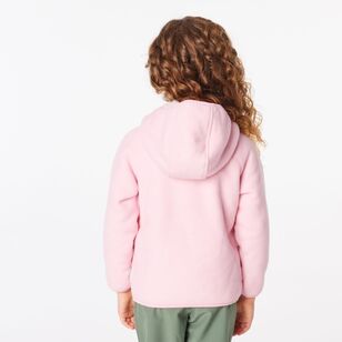 Cape Kids Bonded Full Zip Fleece Pink Marle