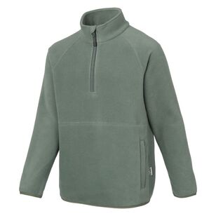 Cape Youth Quarter Zip Polar Fleece Green