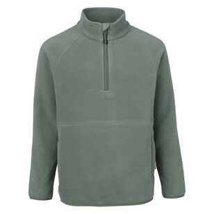 Cape Youth Quarter Zip Polar Fleece Green