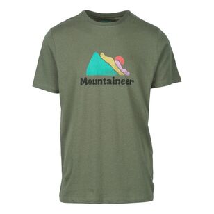 Cape Men's Pattern Hemp Tee Moss