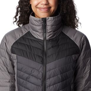 Columbia Women's Powder Lite II Full Zip Jacket City Grey / Blk Shark