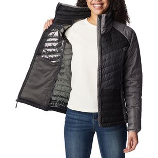 Columbia Women's Powder Lite II Full Zip Jacket City Grey / Blk Shark