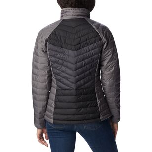 Columbia Women's Powder Lite II Full Zip Jacket City Grey / Blk Shark