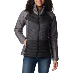 Columbia Women's Powder Lite II Full Zip Jacket City Grey / Blk Shark