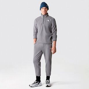 The North Face Men's 100 Glacier 1/4 Fleece Grey Heather