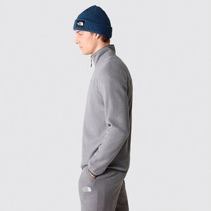 The North Face Men's 100 Glacier 1/4 Fleece Grey Heather