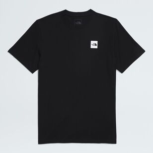 The North Face Men's Box Logo Short Sleeve Tee TNF Black & TNF White