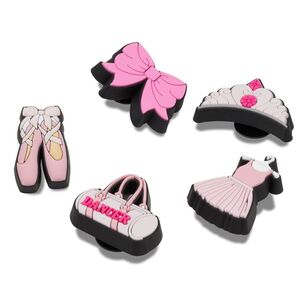 Crocs Ballet Class 5 Pack Jibbitz Multicoloured