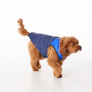 Cape Zeus Dog Puffer Jacket Navy & Cobalt