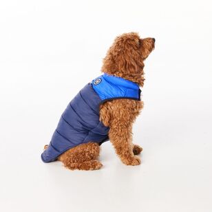 Cape Zeus Dog Puffer Jacket Navy & Cobalt