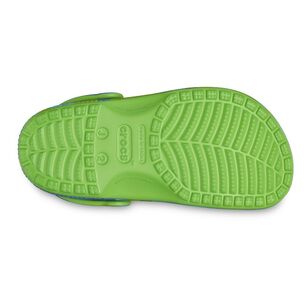 Crocs Kids Classic Digital Block Clog Green Slime