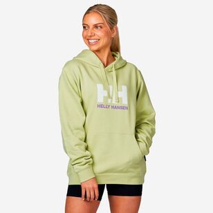 Helly Hansen Women's Logo Fleece Hoodie Iced Matcha