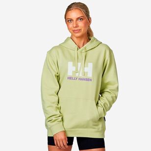 Helly Hansen Women's Logo Fleece Hoodie Iced Matcha