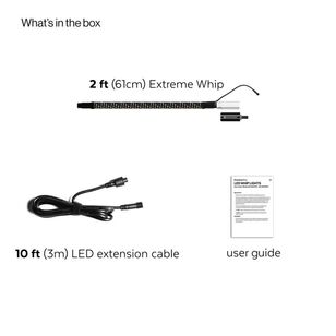 ECOXGEAR 2FT Extreme Whip Black