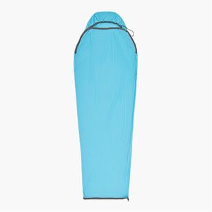 Sea To Summit Breeze Sleeping Bag Cooling Liner Mummy with Drawcord Blue Mummy