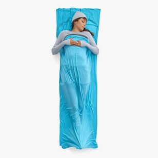 Sea To Summit Breeze Sleeping Bag Cooling Liner Rectangular with Pillow Sleeve Blue