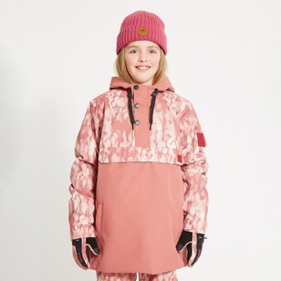 XTM Youth Mackey Anorak Snow Jacket Dusty Pink Soft Camo