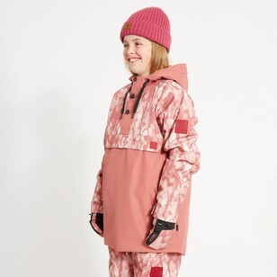 XTM Youth Mackey Anorak Snow Jacket Dusty Pink Soft Camo