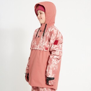 XTM Youth Mackey Anorak Snow Jacket Dusty Pink Soft Camo