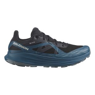 Salomon Men's Ultra Flow Gore-Tex Trail Shoe Black / Deep Dive / Trooper