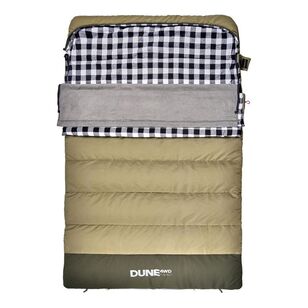 Dune 4WD Ranger Duo Sleeping Bag Army Green & Taupe Green