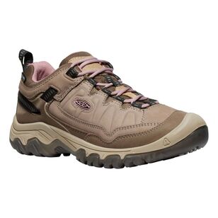 Keen Women's Targhee IV Waterproof Low Hikers Brindle & Nostalgia Rose