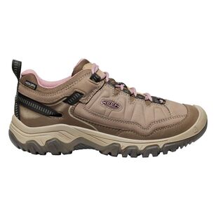 Keen Women's Targhee IV Waterproof Low Hikers Brindle & Nostalgia Rose