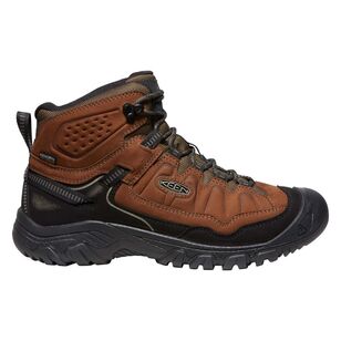 Keen Men's Targhee IV Waterproof Mid Hiking Boots Bison & Black