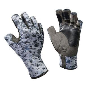 Buff Pro Series Angler 11 Gloves Fish Camo