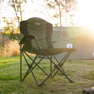 Coleman Swagger Quad Fold Chair Green