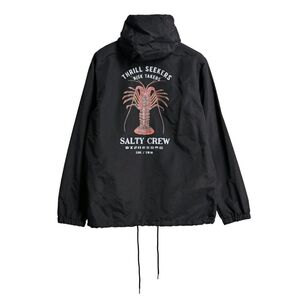 Salty Crew Snap Jacket Black