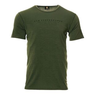 XTM Men's Adventure Merino Tee Winter Moss