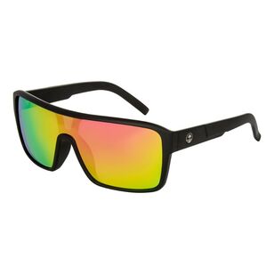 Drift Huxley Sunglasses With Matte Black Frame, Grey Filter and Pink Iridium Lens