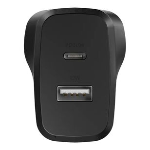 Cygnett 32W Powerplus Dual Port Wall Charger Black 32W