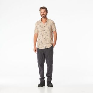 Cape Men's Tropical Shirt Beige